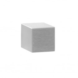 Bouton de meuble carré inox 15 mm