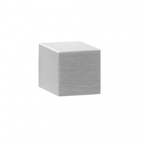 Bouton de meuble carré inox 15 mm