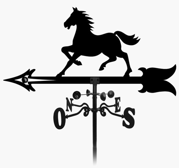 Girouette cheval superdant animaux girouette en fer girouette de