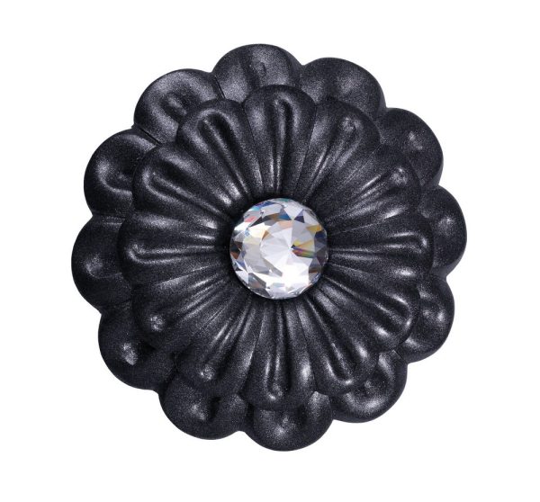 Fleur fer forgé avec cristal