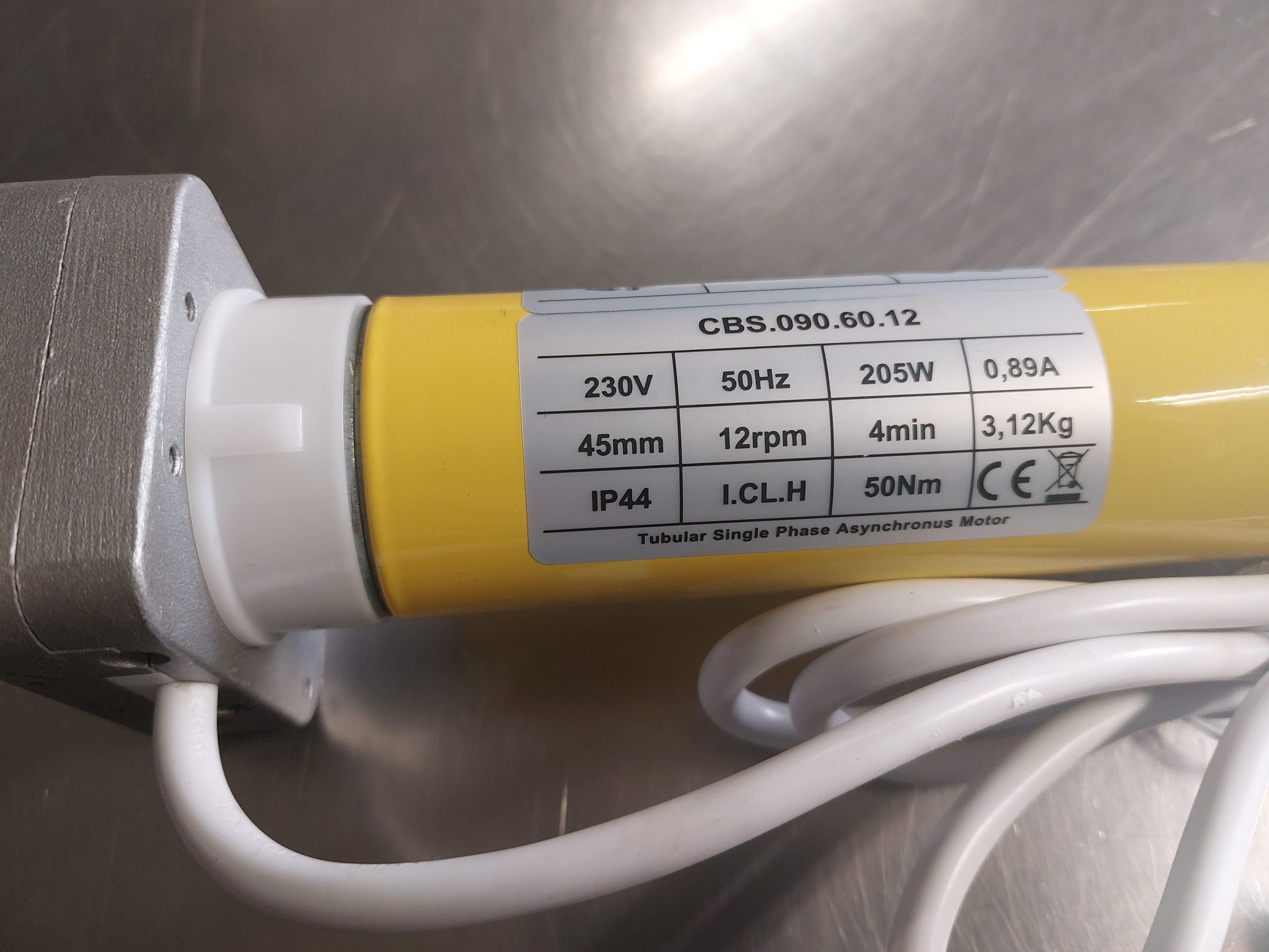 Moteur volet roulant avec secours Cibofer 50 Nm