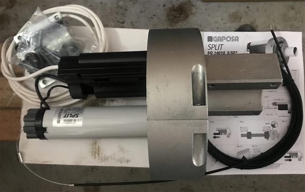 Moteur central GAPOSA pour rideau métallique avec frein